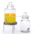 10L Large beverage dispenser with metal stand